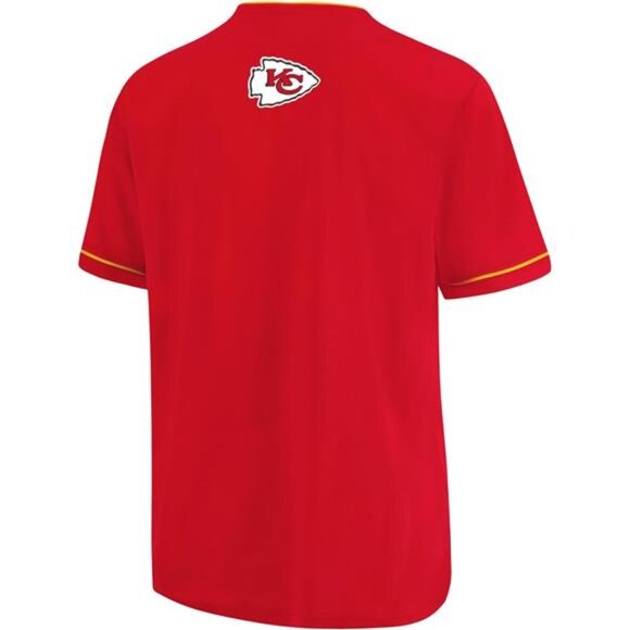 NEW NFL Kansas City Chiefs Game Day Button Down Baseball Mesh Jersey - Picture 3 of 5